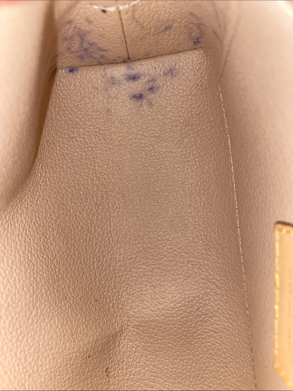 Louis Vuitton Monogram Pattern Cosmetic Case - Brown & Gold Accents